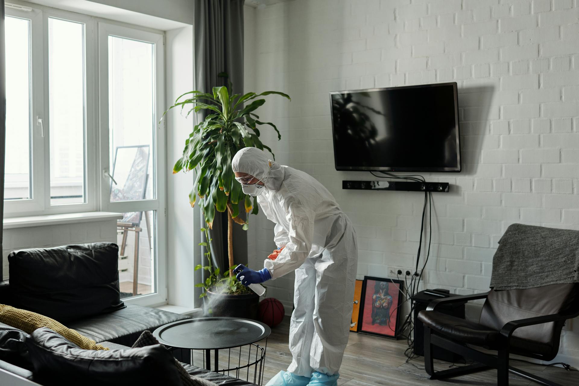 vacuuming
